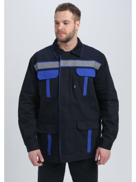 Костюм Итрорис-1 СОП (тк.Саржа,250) брюки, т.синий/васильковый