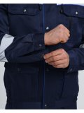 Костюм Нейч-2 СОП с капюшоном (тк.Смесовая,210) п/к, т.синий/васильковый