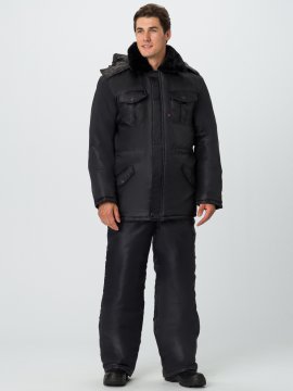 Костюм зимний Сигур-1 (тк.OxLine,90) брюки, черный