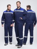 Костюм Лигор-1 СОП К. (тк.Смесовая,210) брюки, т.синий/васильковый
