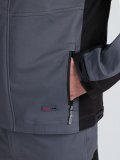 Костюм ProfLineLeader-1 (тк.Хлопок/Спандекс,260) брюки, серый/черный