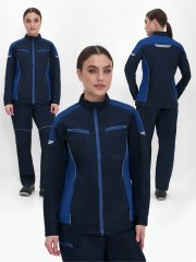 Куртка женская ProfLineSpecialist (тк.Смесовая,240), т.синий/васильковый