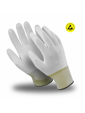 Перчатки Manipula Specialist® Микростатик (ESD) (нейл.+полиур.+медн.), MG-164